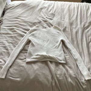 super cute hollister sweater in a size small, color is white